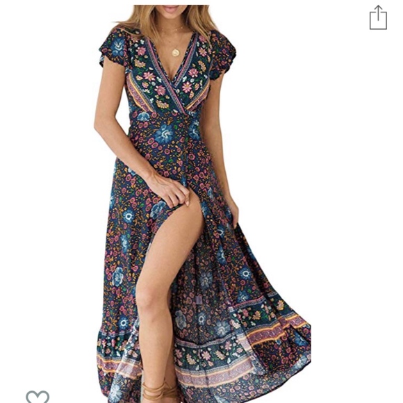 Zesica Dresses & Skirts - Floral Wrap Dress- Never Worn